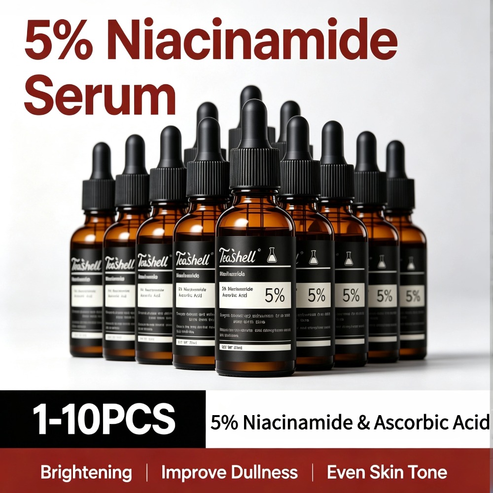 Skincare Skintific - 5%ナイアシンアミド配合美容液。美白、シミやくすみの改善、肌の修復、アスコルビン酸による保湿、毛穴の引き締め、スムーズな肌触り。フェイスケア用。