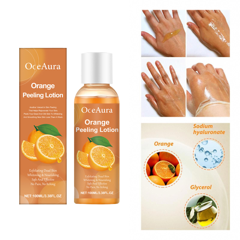 優しいピールオフボディオイル、オレンジ角質除去ジェルローショ - Skincare Skintific のレビューと価格