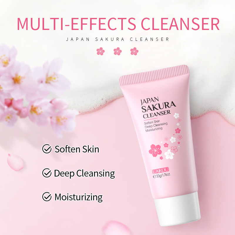日本さくらフェイシャルクリーナー韓国顔血清角質除去ピーリング - Skincare Korea のレビューと価格